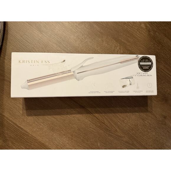 Kristin Ess Soft Wave 1 1/4” Curling Iron – Titanium Barrel | Used in Box - Picture 2 of 13